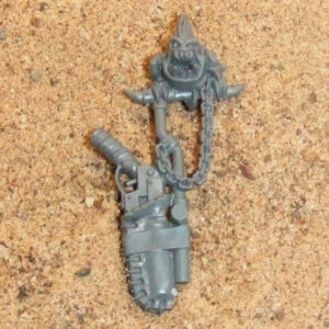 Ork Nob Shoota Backpack with Squig Perch